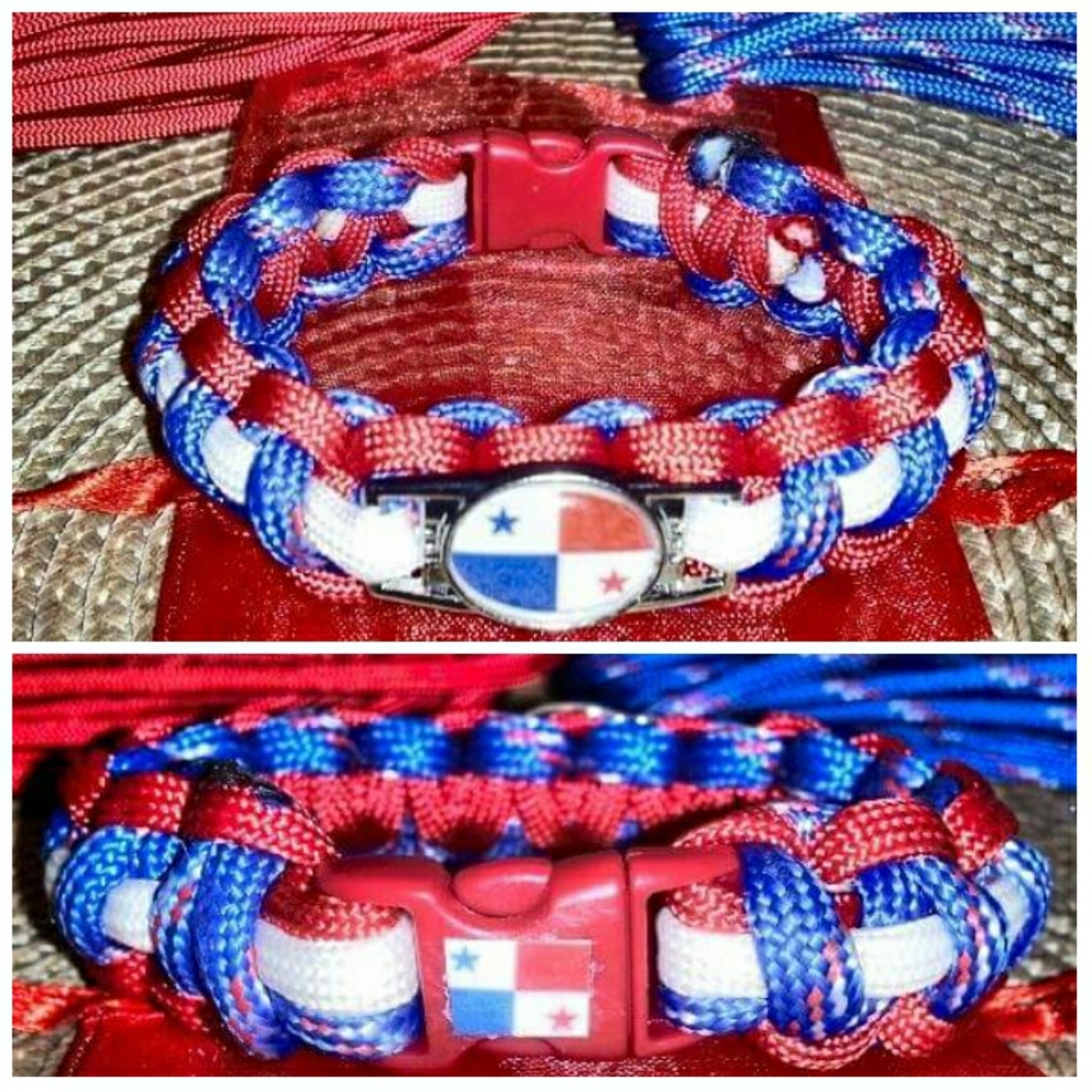 🇵🇦NWOT ... 🇵🇦 Panama 🇵🇦/ Panamanian🇵🇦 Paracord Bracelet